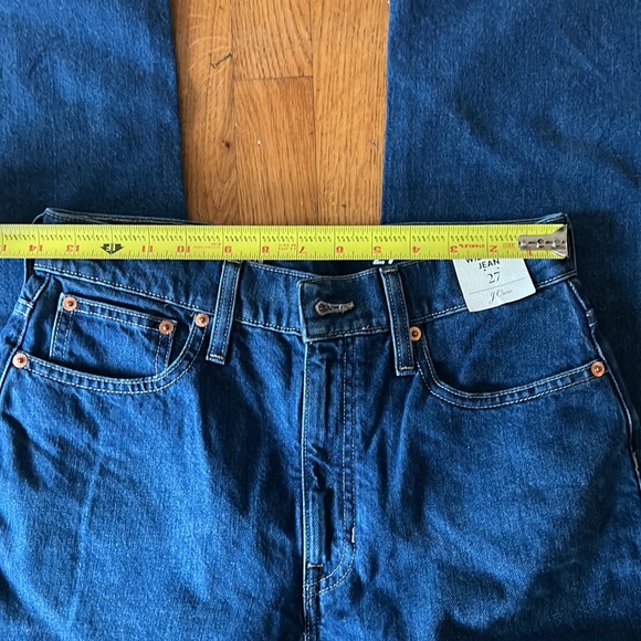 J.Crew High-rise '90s wide-leg jean in Antique Blue wash - Picture 7 of 8